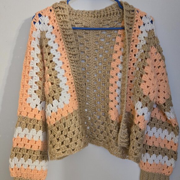 Sweaters - Handmade Cropped Cardigan